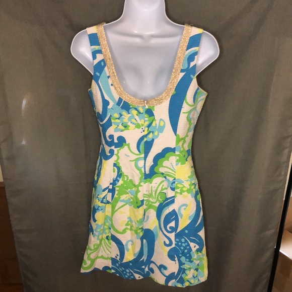 Lilly Pulitzer Janice Shift Dress in Crystal Coast - Picture 13 of 13